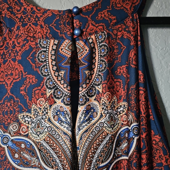 Always Indigo Women’s Dress Size 3X Sleeveless - Picture 5 of 11